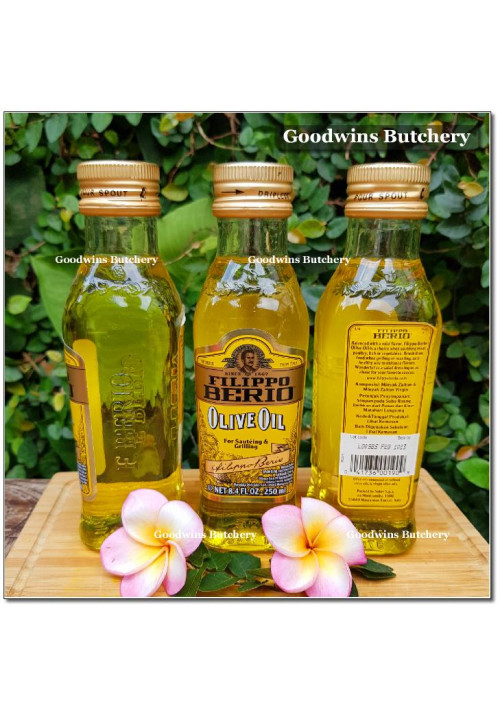 Oil OLIVE OIL Filippo Berio Italy PURE minyak zaitun 250ml